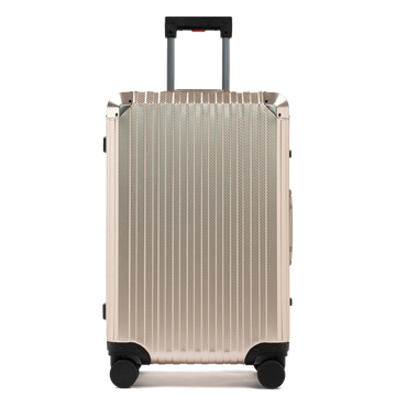 TREK Aluminum Suitcase Champagne