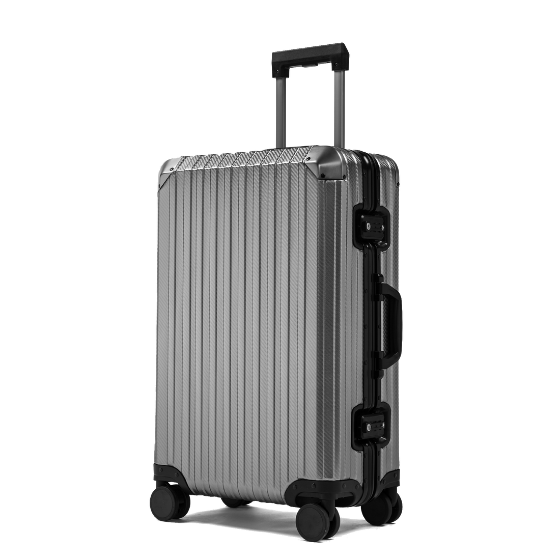 TREK Aluminum Suitcase Gunmetal