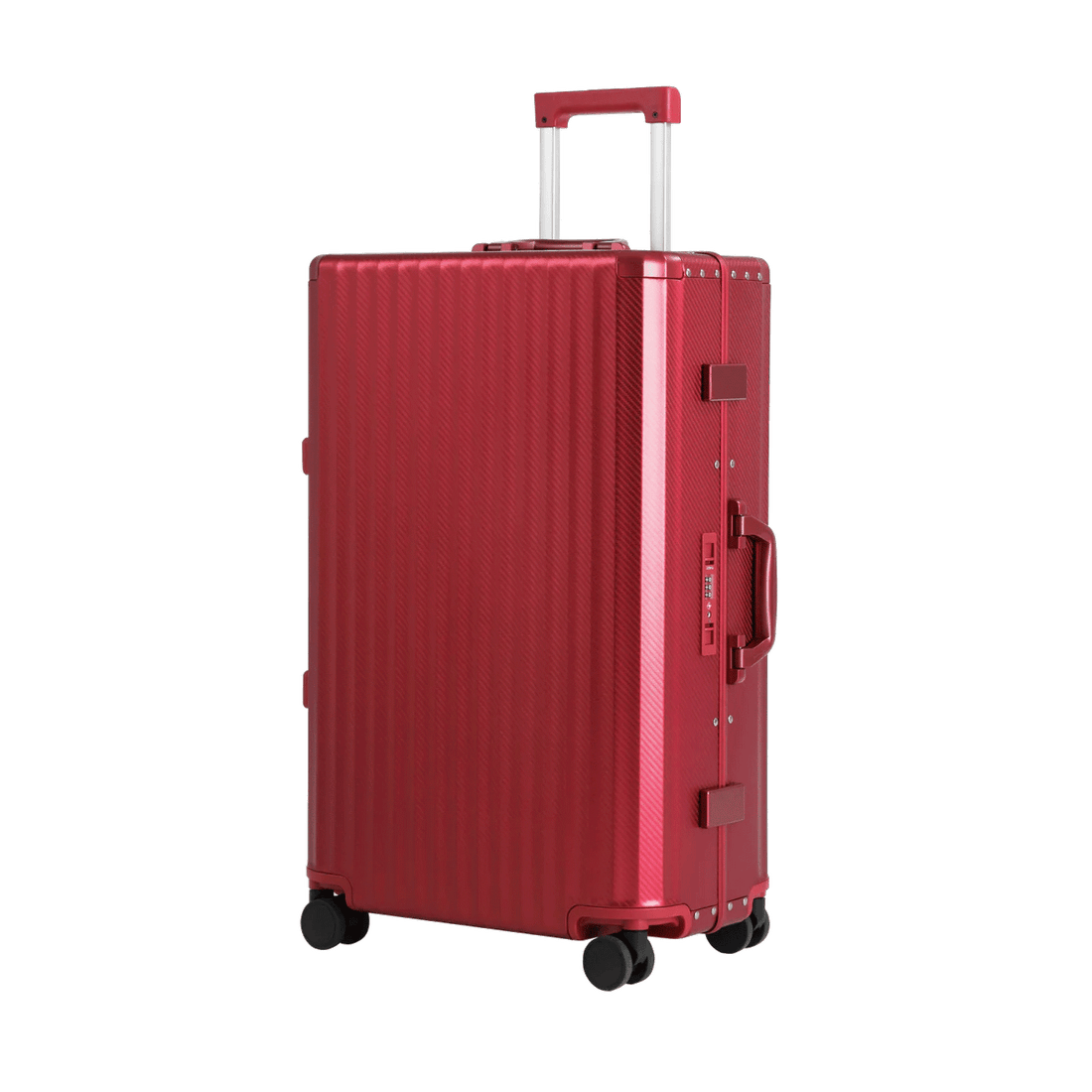 SPACE Aluminum Suitcase Red