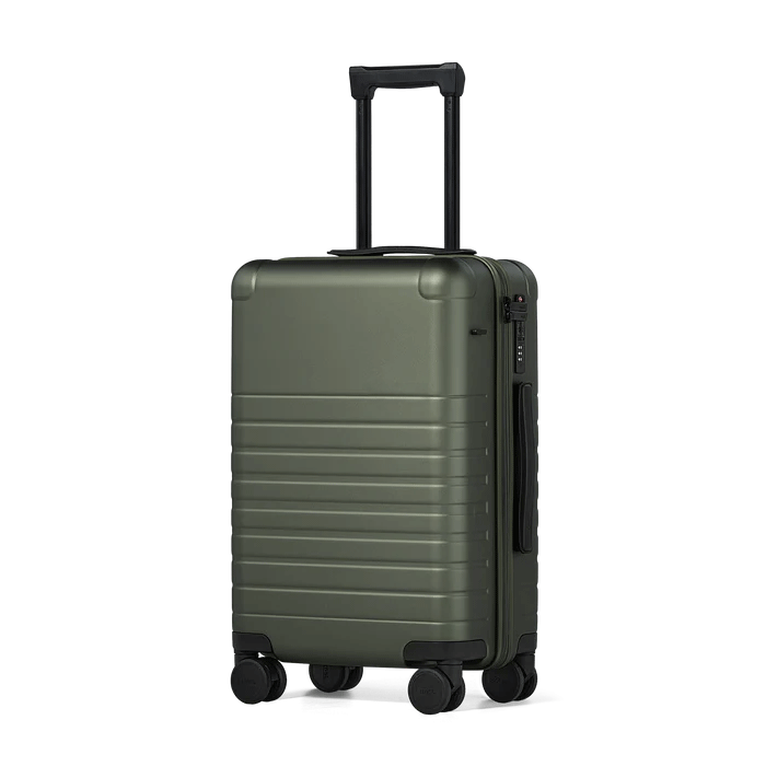 Essential Collection Suitcase Dark Olive Metallic